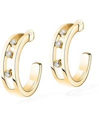 Messika - Move Classique And Diamond Hoop Earrings - Lyst