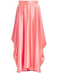 ROKSANDA - Satin Amari Midi Skirt - Lyst