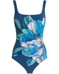 Gottex - Floral Square-neck Swimsuit - Lyst