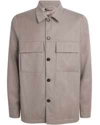 Paul Smith - Wool-Cashmere Overshirt - Lyst