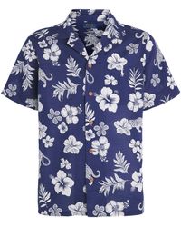 Polo Ralph Lauren - Cotton Seersucker Printed Shirt - Lyst