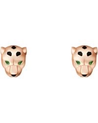 Cartier - Tsavorite And Onyx Panthère De Earrings - Lyst