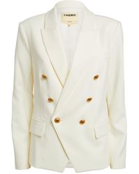 L'Agence - Double-breasted Kenzie Blazer - Lyst