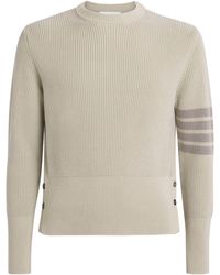 Thom Browne - Cotton 4-Bar Sweater - Lyst