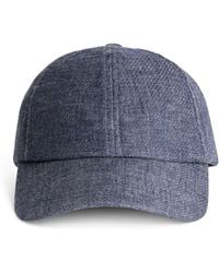 Sunspel - Cotton-Linen Twill Cap - Lyst