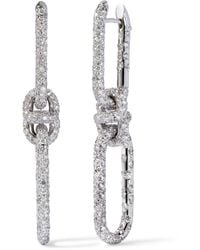 Annoushka - And Diamond Knuckle Dust Double Hoop Earrings - Lyst