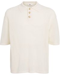 Commas - Open-Weave Polo Shirt - Lyst