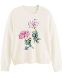 Chinti & Parker - X The Smurfs Wool-cashmere Sweater - Lyst