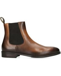 Doucal's - Leather Flex Chelsea Boots - Lyst