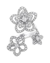 Graff - And Diamond Wild Flower Ring - Lyst