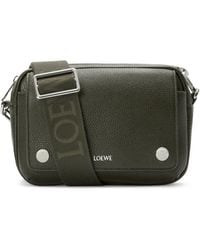 Loewe - Small Leather Pebble Messenger Bag - Lyst