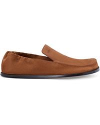 Loewe - Suede Flex Loafers - Lyst
