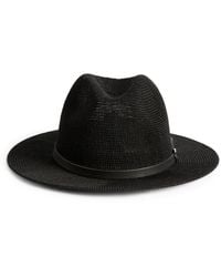 Emporio Armani - Woven Fedora Hat - Lyst