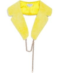 Gabriela Hearst - Lambskin Demeter Coat Collar - Lyst