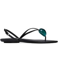 Alaïa - Leather Invisible Jewel Sandals - Lyst