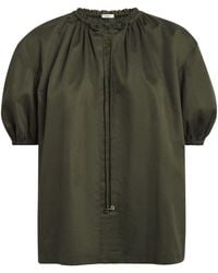 JOSEPH - Cotton Sateen Nador Blouse - Lyst
