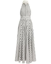 Ralph Lauren - Eldred Striped Cotton Day Dress - Lyst
