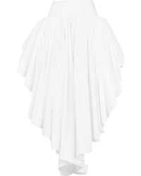 Alaïa - Asymmetric Maxi Skirt - Lyst