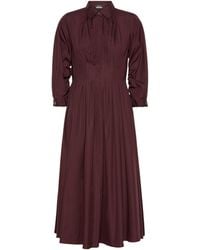 Max Mara - Cotton Poplin Shirt Dress - Lyst