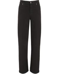FRAME - Le Slim Palazzo Long Wide-Leg Jeans - Lyst