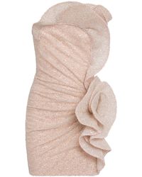 Gaurav Gupta - Ruffle Sequin Auror Mini Dress - Lyst