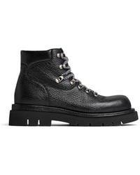 Bottega Veneta - Leather Lace-Up Boots - Lyst