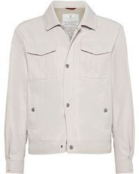Brunello Cucinelli - Water-Resistant Bomber Jacket - Lyst