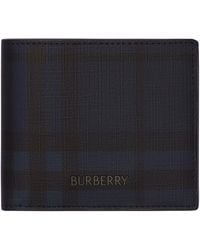 Burberry - City Check Bifold Coin Wallet - Lyst