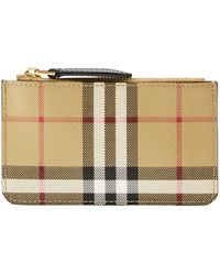 Burberry - Check Coin Case - Lyst