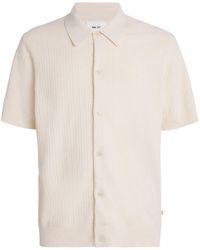 NN07 - Organic Cotton Nolan Button-Up Polo Shirt - Lyst