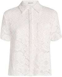 Alice + Olivia - Lace Lane Shirt - Lyst
