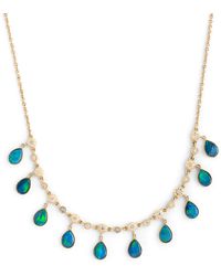 Jacquie Aiche - Yellow Gold, Diamond And Emerald Shaker Necklace - Lyst