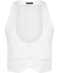 Tom Ford - Virgin Wool Tuxedo Waistcoat - Lyst