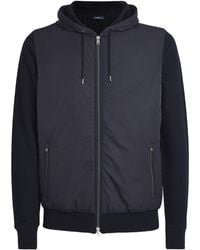 Herno - Cotton Hooded Hybrid Jacket - Lyst