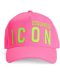 DSquared² - Cotton Icon Baseball Cap - Lyst