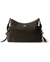 Prada - Re-Nylon And Leather Explore Cross-Body Bag - Lyst