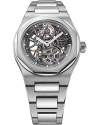 Girard-Perregaux - Stainless Steel Laureato Skeleton Watch 42mm - Lyst