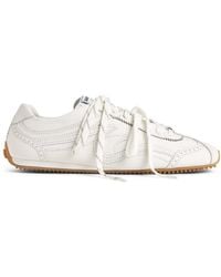 Sandro - Leather Light Wave Sneakers - Lyst