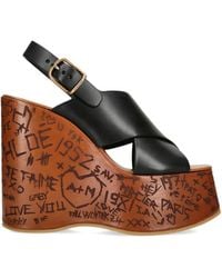 Chloé - Maxime Wedge Sandal - Lyst