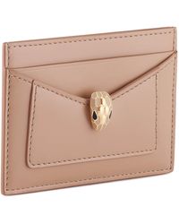 BVLGARI - Leather Serpenti Forever Card Holder - Lyst