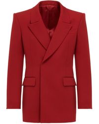 Alexander McQueen - Wool Double-breasted Tailored Jacket - Lyst