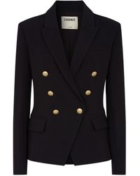 L'Agence - Kenzie Double-breasted Blazer - Lyst