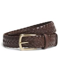 Elliot Rhodes - Leather Braided Belt - Lyst