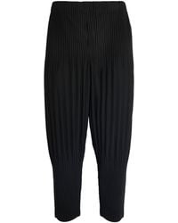 Homme Plissé Issey Miyake - Pleated Tapered Trousers - Lyst