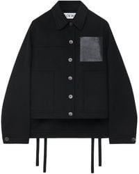 Loewe - Wool-Cashmere Workwear Jacket - Lyst