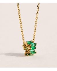 Suzanne Kalan - And Emerald Infinite Pendant Necklace - Lyst