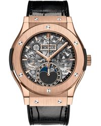 Hublot - King Gold Classic Fusion Aerofusion Moonphase Watch 42mm - Lyst