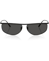Oliver Peoples - Steel 1986C Irregular Oval Sunglasses - Lyst