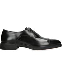 Santoni - Leather Easy Oxford Shoes - Lyst