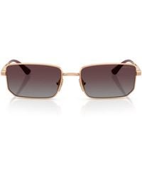 Vogue - Metal Rectangular Sunglasses - Lyst